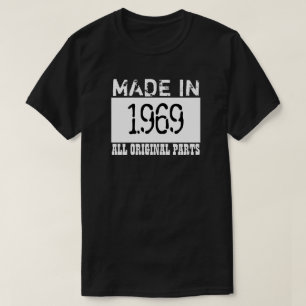 T-SHIRT EN 1969 PIÈCE EN T FAITE