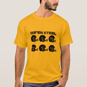 T-shirt en acier superbe du football