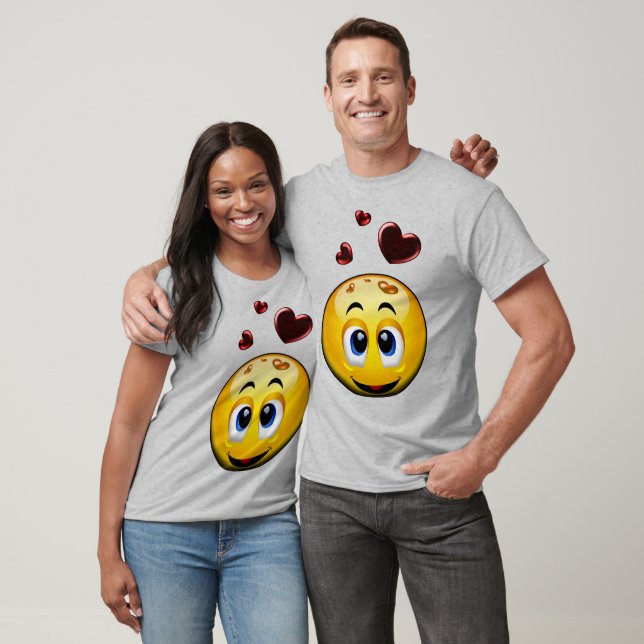 T-shirt En amour sourire (Unisexe)