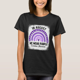 T-shirt En Août, Nous Portons Le Mois De Sensibilisation À