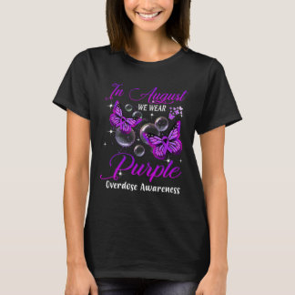 T-shirt En Août Nous Portons Violet Butpe Overdose