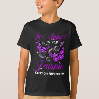 T-shirt En Août Nous Portons Violet Butpe Overdose