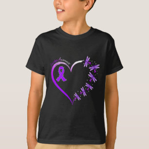 T-shirt En Août, Nous Portons Violet Overdose Sensibilisat