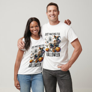 T-shirt En attendant Halloween - Halloween