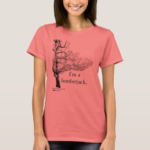 T-shirt En Attente Du Printemps 'Lumberjack" T