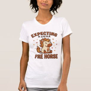 T-shirt En attente d'un petit cheval de feu Vintage Baby S