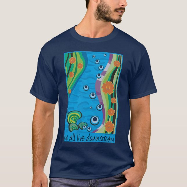 T-shirt En aval (Devant)