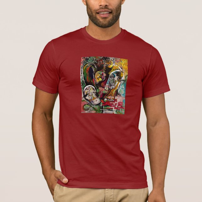 T-shirt "En avant au passé" T (gros caractères) (Devant)