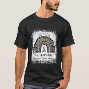 T-shirt En Avril, Nous Portons Gris Parkinson Maladie Sens