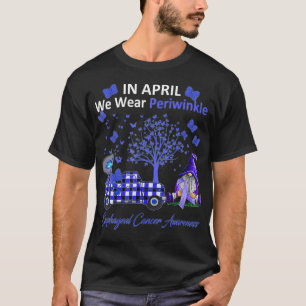 T-shirt En Avril Nous Portons Périwinkel Esophageal Cancer
