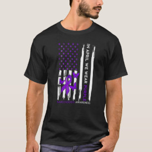 T-shirt En Avril, Nous Portons Violet Sarcoidose Sensibili