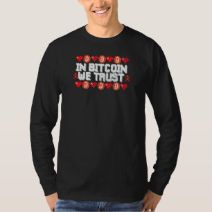 T-shirt En Bitcoin, nous faisons confiance à Rétro Btc Cry
