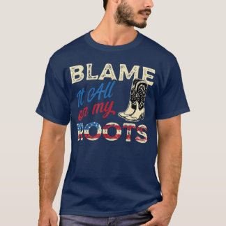 T-shirt En Blâmer Toutes Mes Racines Amoureux De Musique C
