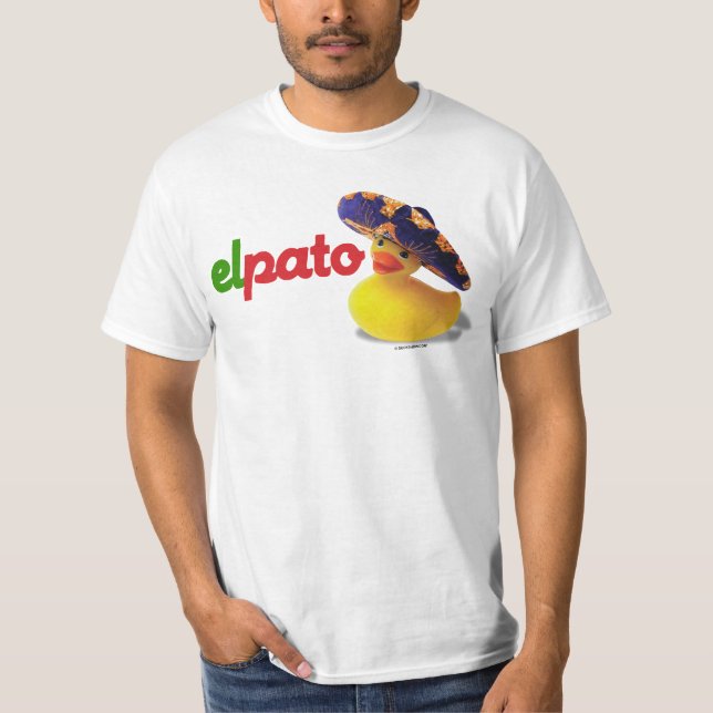 T-shirt en caoutchouc de canard d'EL Pato (Devant)