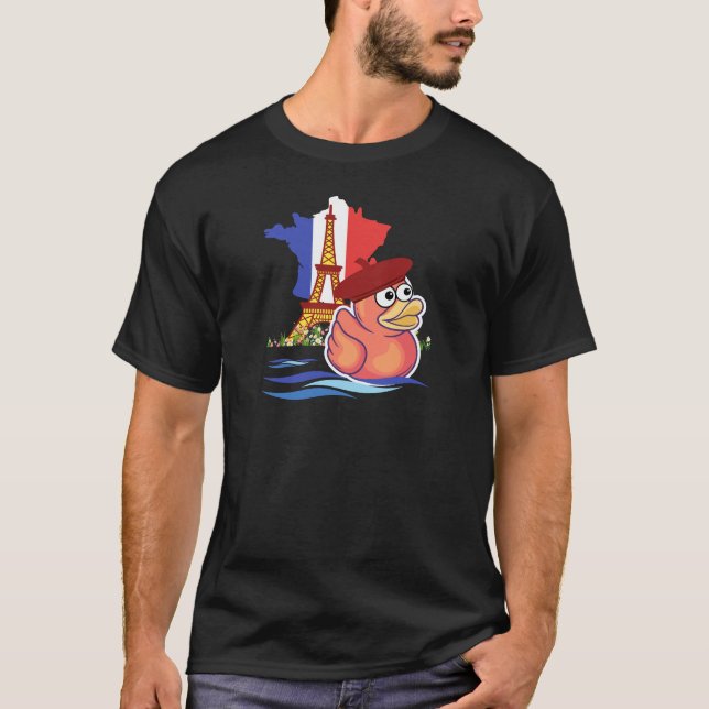T-shirt en caoutchouc Tour Eiffel (Devant)