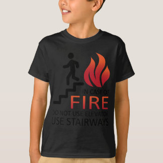 T-shirt En cas de feu