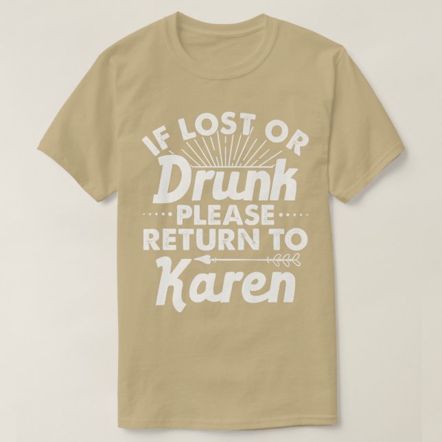 T-shirt En Cas De Perte Ou D'Abandon, S'Il Vous Plaît Reto (Design devant)