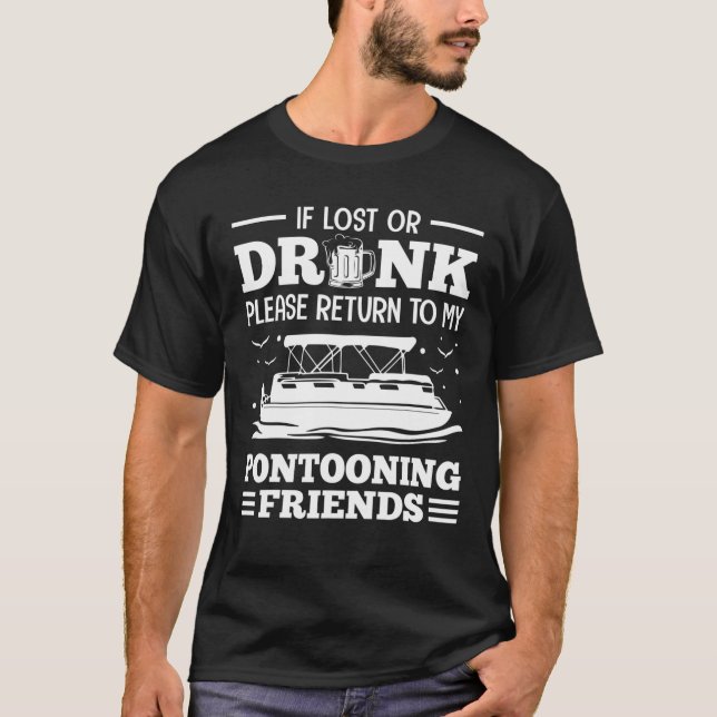 T-shirt En Cas De Perte Ou D'Abandon, Veuillez Retourner À (Devant)