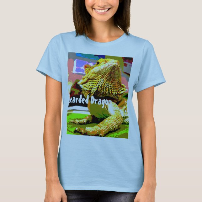 T-shirt en chiffon avec dragon à oreilles (Devant)