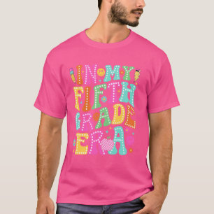 T-shirt En Cinquième Année De Retour À L'École Thé De 5E A