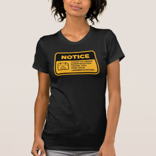 T-shirt En construction