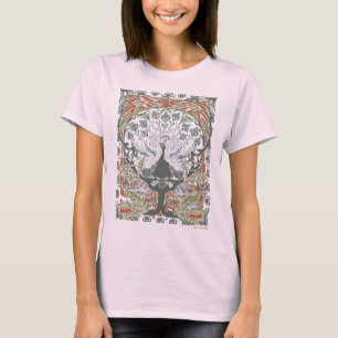 T-shirt en coton biologique Peacock vintage