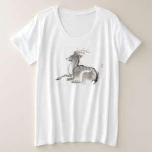T-SHIRT EN COTON DE LA TAILLE INITIALE JAPONAISE D