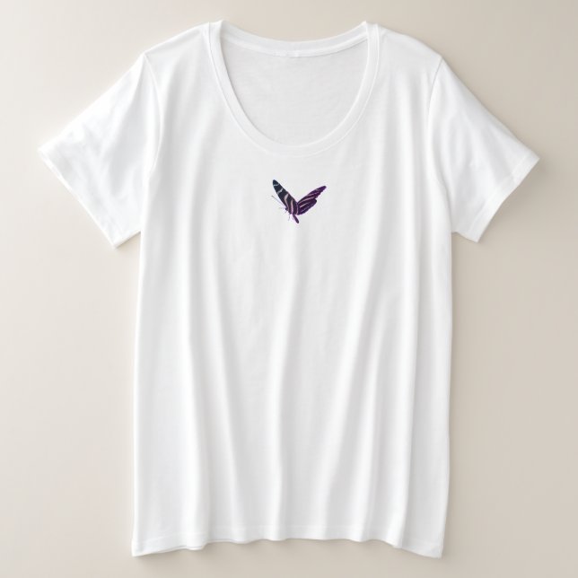 T-shirt EN COTON DE TAILLE PLUS BOUTEILLE (Design devant)