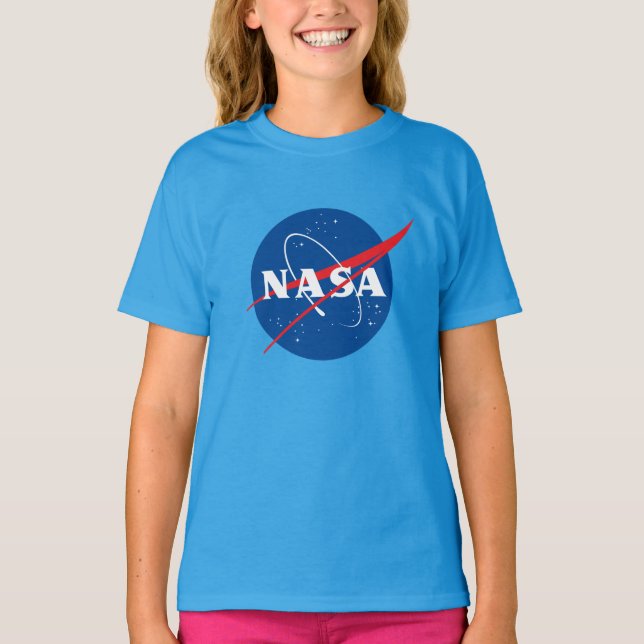 T-shirt en coton Iconique pour filles de la NASA ( (Devant)