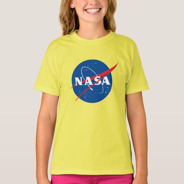 T-shirt en coton Iconique pour filles de la NASA ( (Devant)