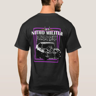 T-shirt en coton noir NITRO MILITIA #2