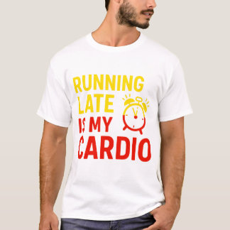 T-shirt En cours d'exécution en retard