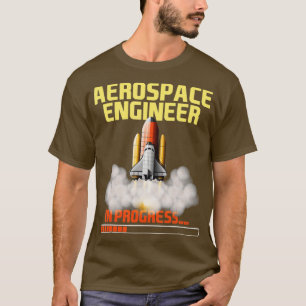 T-shirt En cours Ingénieur aérospatial Engin aéronautique