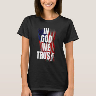 T-SHIRT EN DIEU, NOUS AVONS CONFIANCE DE NE PAS TEXAS SCHO
