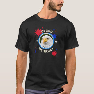 T-SHIRT EN DIEU NOUS AVONS CONFIANCE PATRIOTIQUE