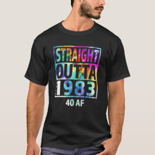 T-shirt En Direct En 1983 40e Anniversaire Pour Lui