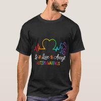 En direct Love Accept Autism Awareness Tie Dye Puz