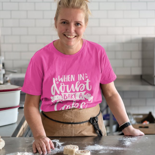 T-shirt En douceur cuire un chef pâtissier Baker Girly Cit (Créateur téléchargé)