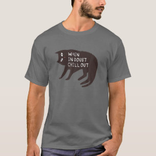 T-shirt En Doute Refroidir - Chat Drôle
