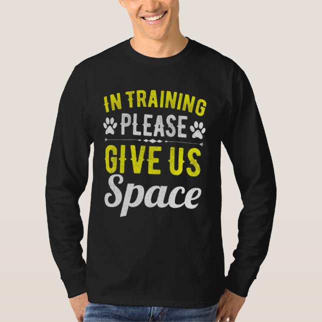 T-shirt En Formation S'Il Vous Plaît Donnez-Nous De L'Espa (Devant)