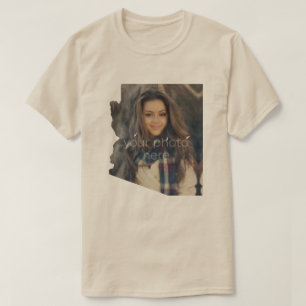 T-shirt en forme de l'état de l'Arizona