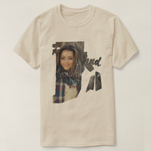 T-shirt en forme de l'état de Rhode Island