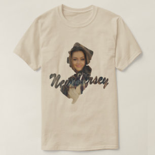 T-shirt en forme de l'état du New Jersey