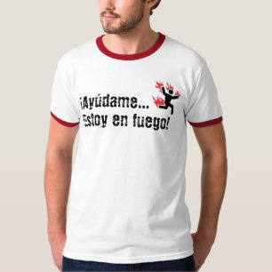 T-shirt En fuego d'Ayudame… Estoy !