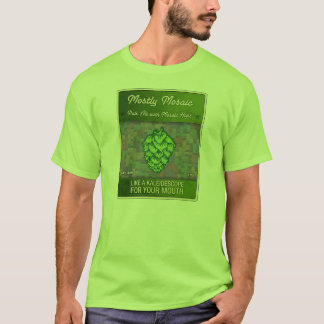 T-shirt En grande partie en grande partie mosaïque