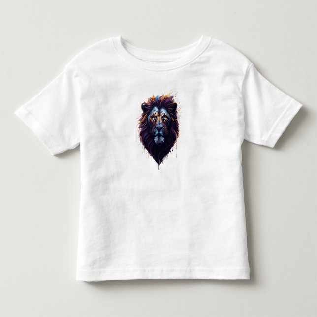 T-shirt en jersey fin pour nourrissons | Lion (Devant)