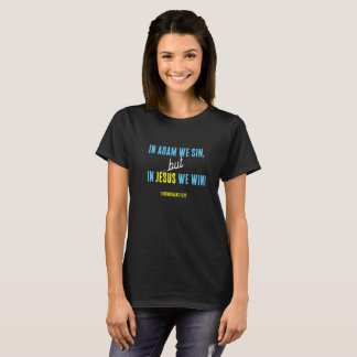 T-shirt En Jésus nous gagnons | Expression inspirante Vers