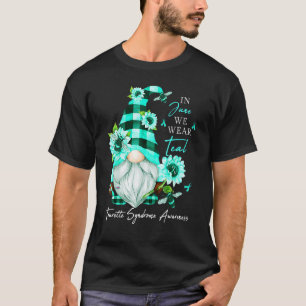 T-shirt En Juin, Nous Portons Turquoise Tourette Syndrome