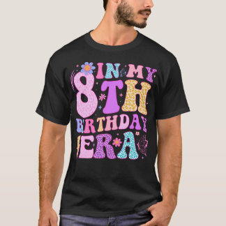 T-shirt En Ma 8E Ère Anniversaire Huit Anniversaires Naiss
