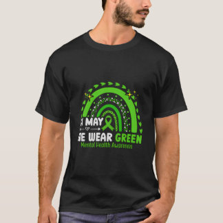 T-shirt En mai, nous portons du vert pour la sensibilisati